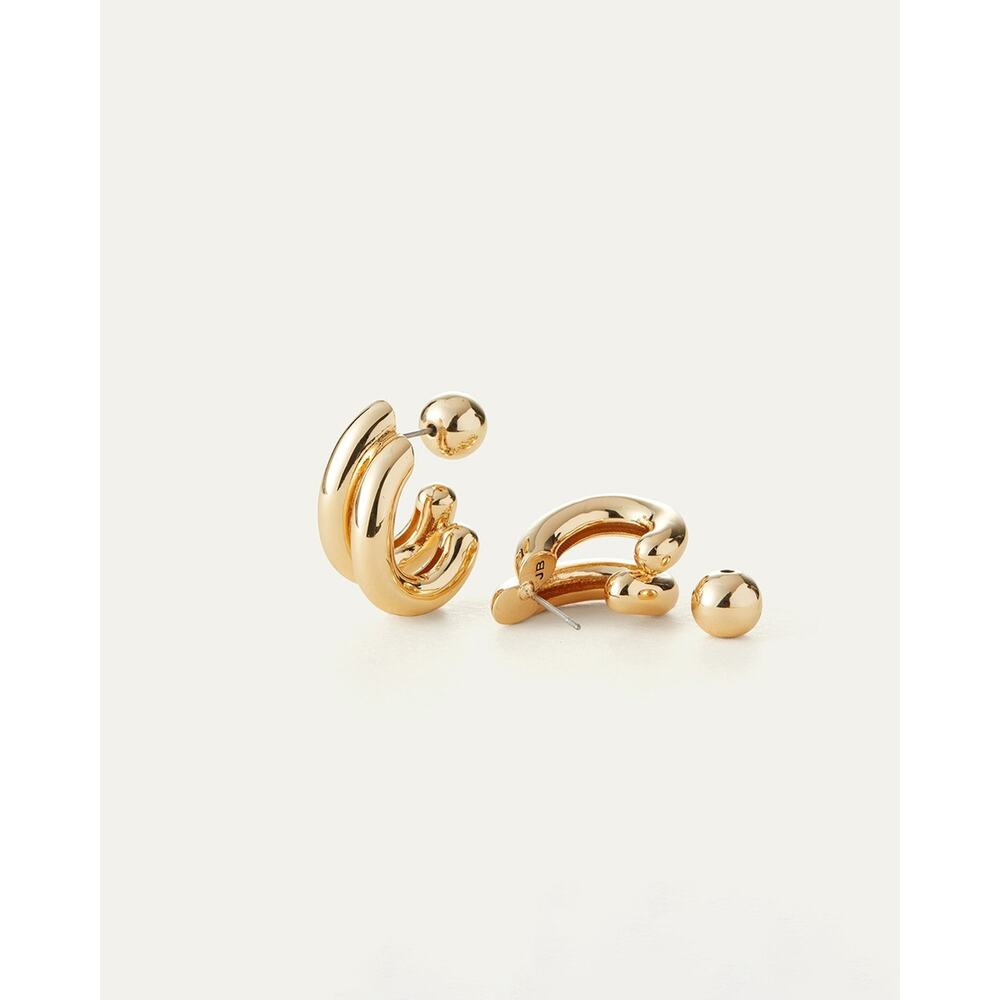 Jenny Bird Florence Earrings - Gold - Picture 1 of 4